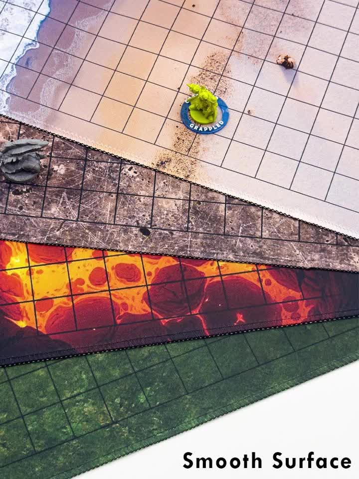 Authentic Role-Playing Game Battle Mats for D&D